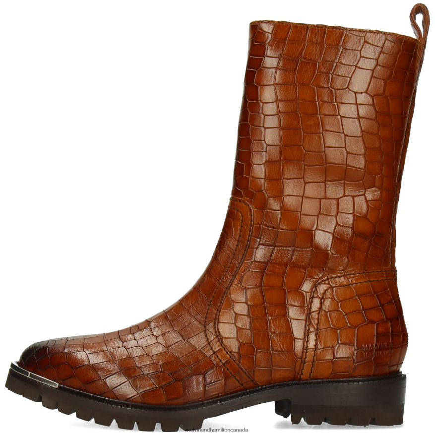 Women Melvin & Hamilton Brown Elena 4 Boots P4V68P1219