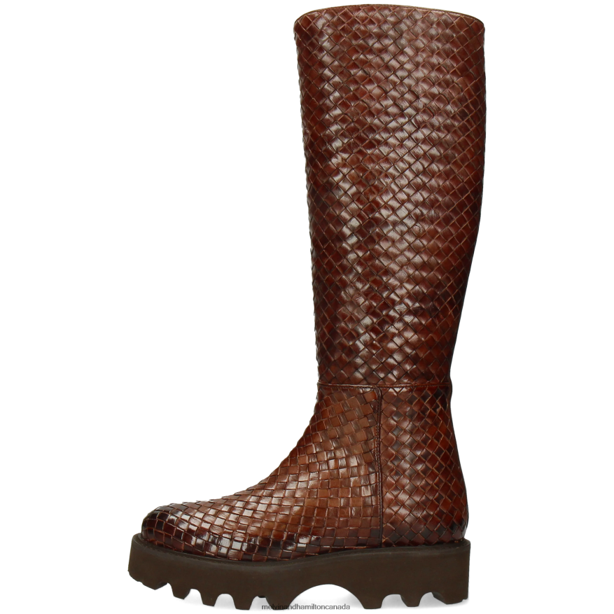 Women Melvin & Hamilton Brown Leonie 21 Boots P4V68P1145