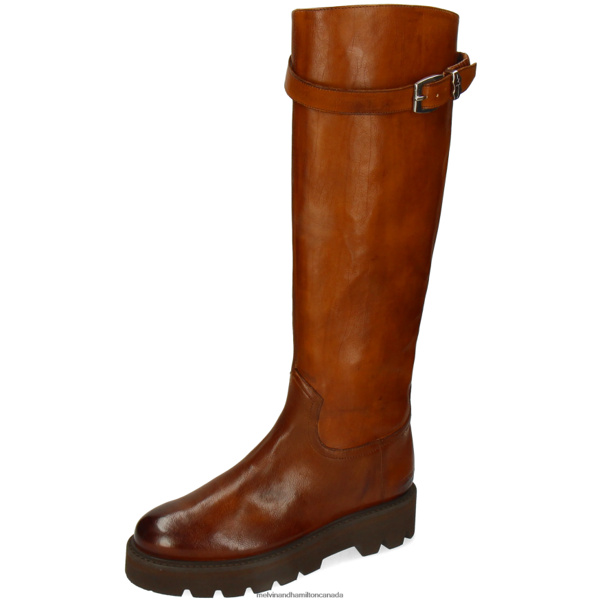 Women Melvin & Hamilton Brown Leonie 9 Boots P4V68P1191