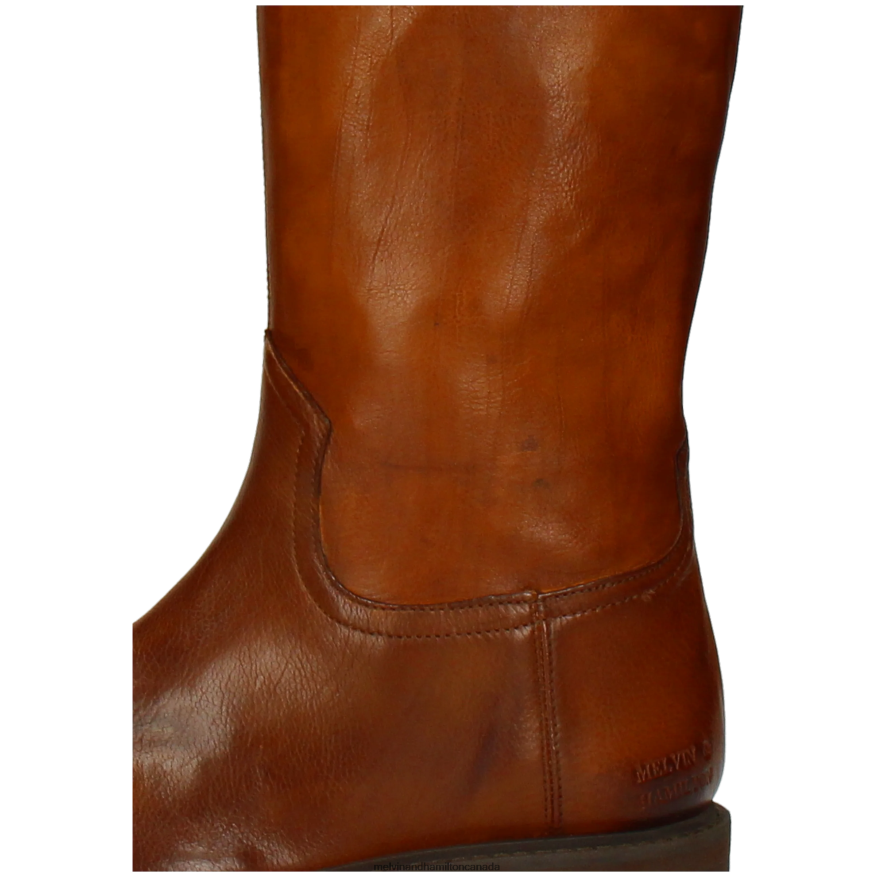 Women Melvin & Hamilton Brown Leonie 9 Boots P4V68P1191