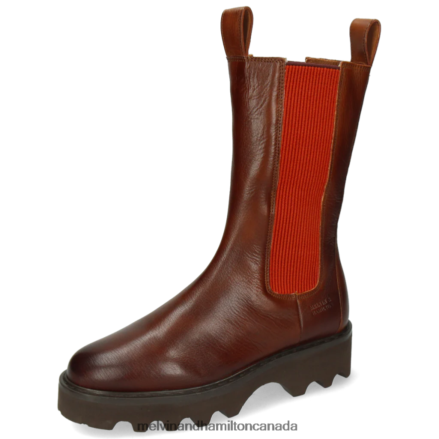 Women Melvin & Hamilton Brown Megan 14 Boots P4V68P1195