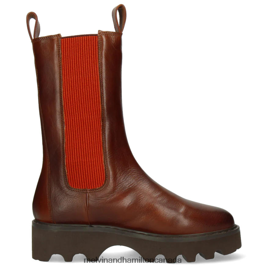 Women Melvin & Hamilton Brown Megan 14 Boots P4V68P1195