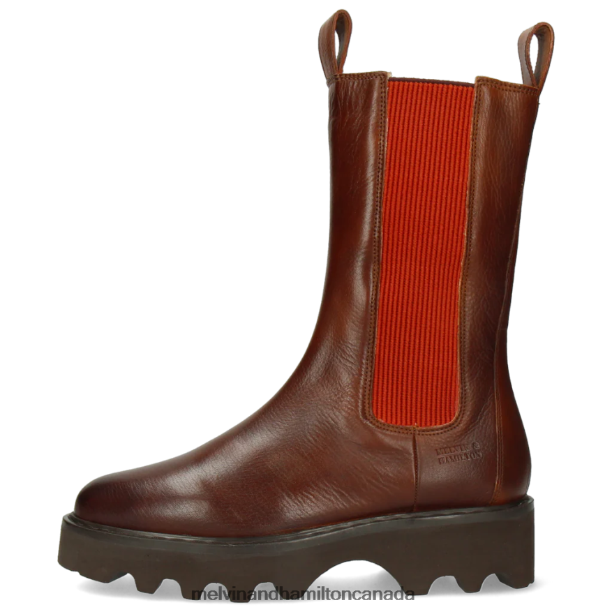 Women Melvin & Hamilton Brown Megan 14 Boots P4V68P1195