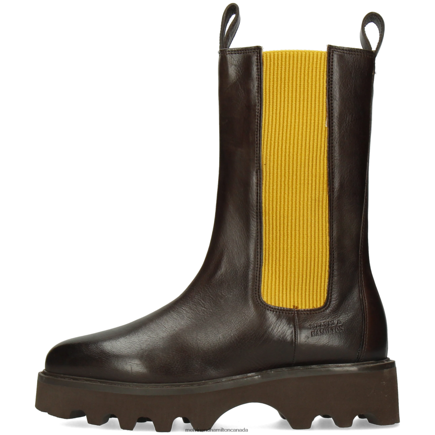 Women Melvin & Hamilton Brown Megan 14 Boots P4V68P1246