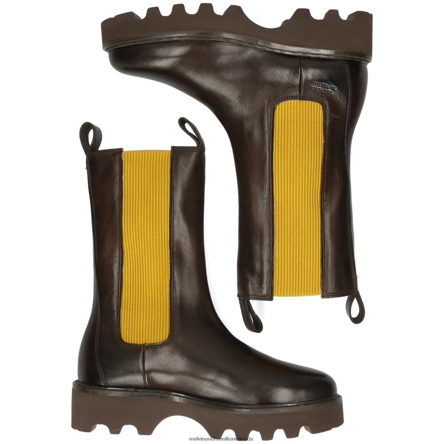 Women Melvin & Hamilton Brown Megan 14 Boots P4V68P1246