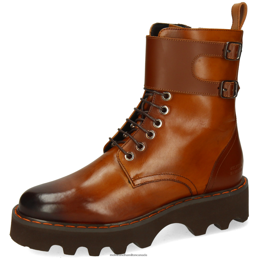 Women Melvin & Hamilton Brown Megan 27 Boots P4V68P1225