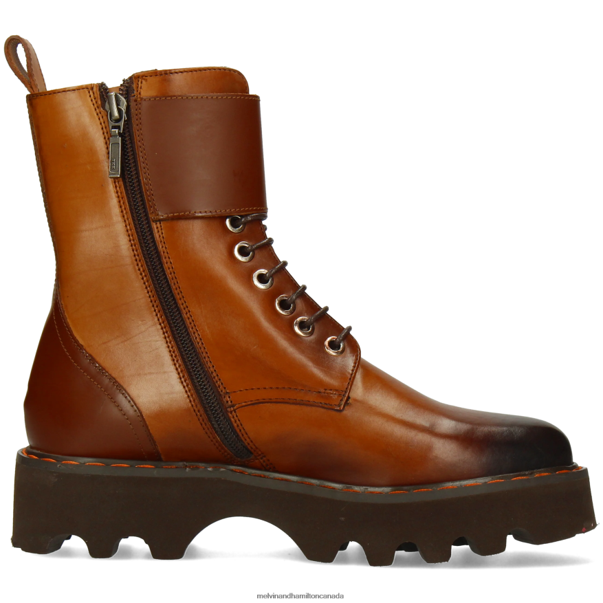 Women Melvin & Hamilton Brown Megan 27 Boots P4V68P1225