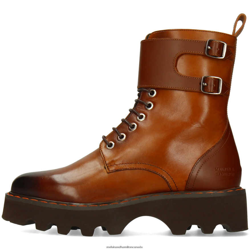 Women Melvin & Hamilton Brown Megan 27 Boots P4V68P1225