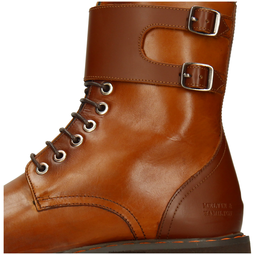 Women Melvin & Hamilton Brown Megan 27 Boots P4V68P1225