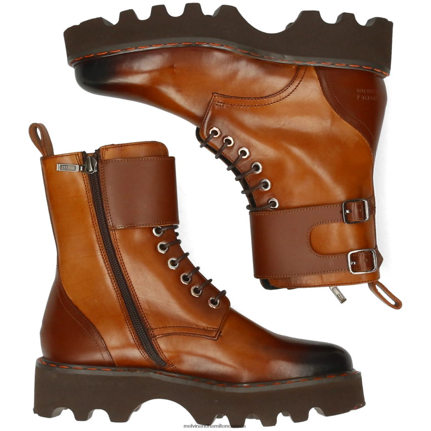 Women Melvin & Hamilton Brown Megan 27 Boots P4V68P1225