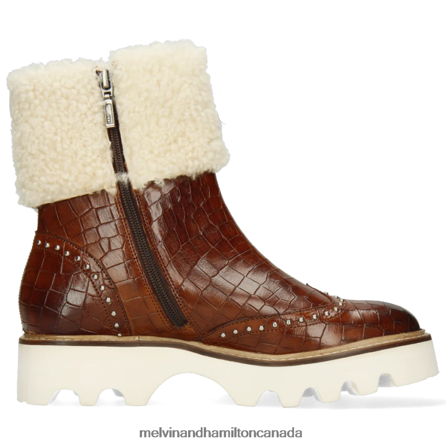 Women Melvin & Hamilton Brown Sally 143 Boots P4V68P1213