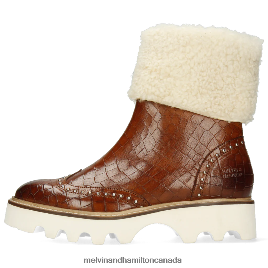 Women Melvin & Hamilton Brown Sally 143 Boots P4V68P1213