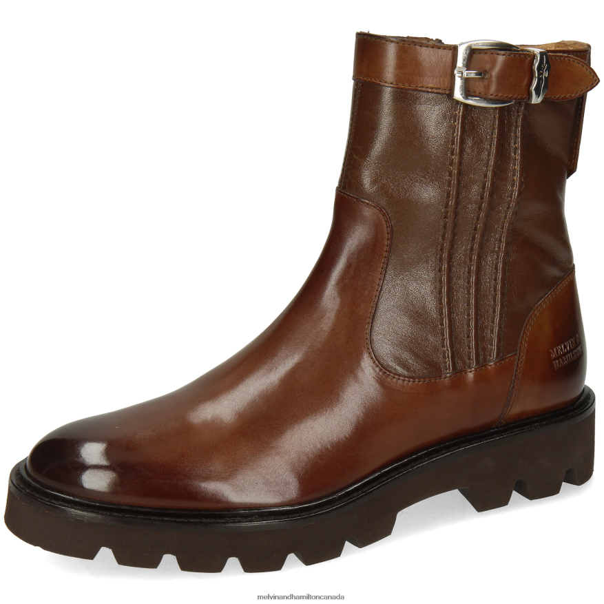Women Melvin & Hamilton Brown Sally 85 Boots P4V68P1216