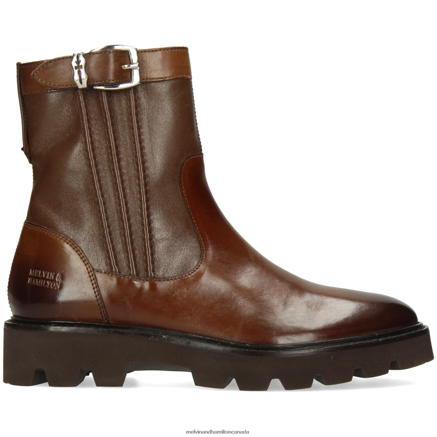 Women Melvin & Hamilton Brown Sally 85 Boots P4V68P1216