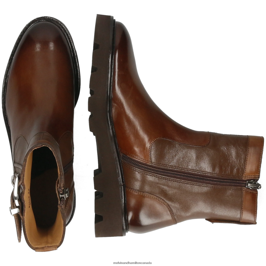 Women Melvin & Hamilton Brown Sally 85 Boots P4V68P1216
