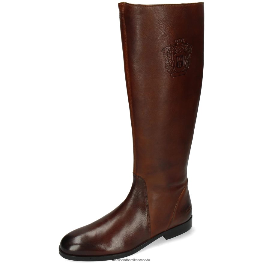 Women Melvin & Hamilton Brown Susan 71 Boots P4V68P1149