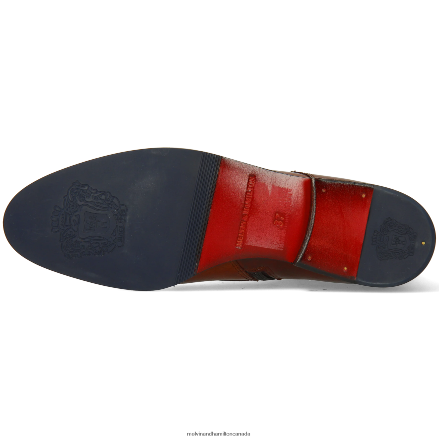 Women Melvin & Hamilton Brown Susan 90 Boots P4V68P1167