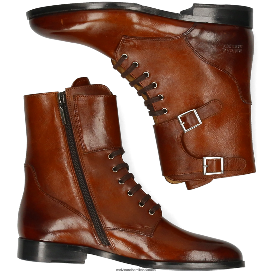 Women Melvin & Hamilton Brown Susan 90 Boots P4V68P1167