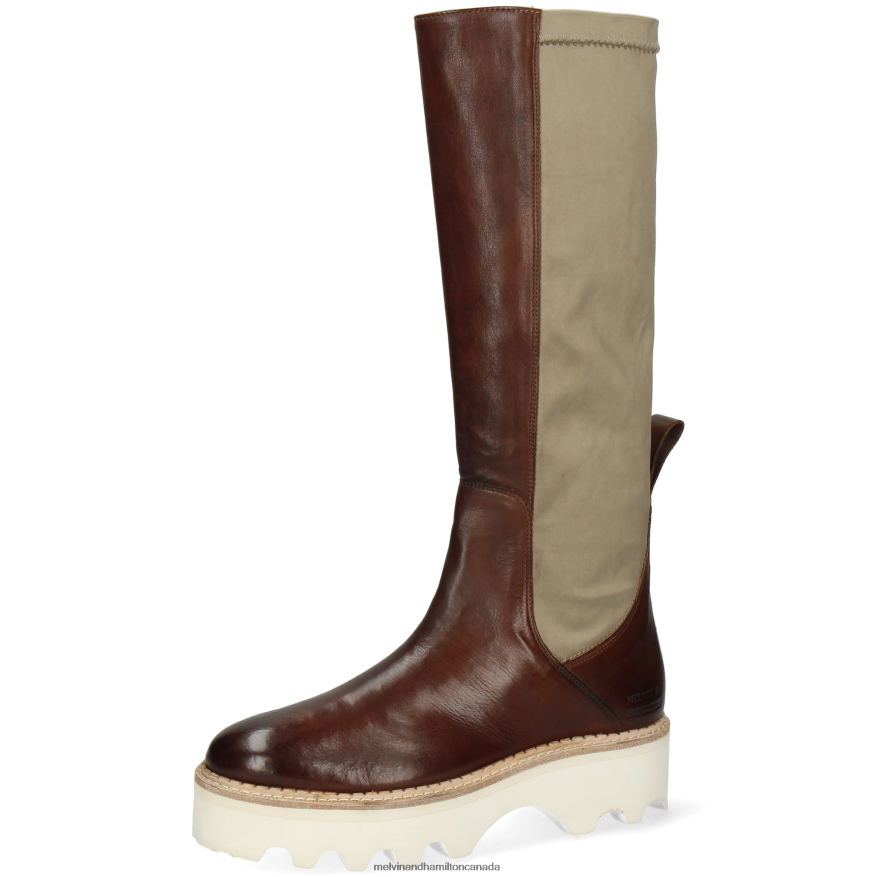 Women Melvin & Hamilton Brown Sybill 14 Boots P4V68P1201