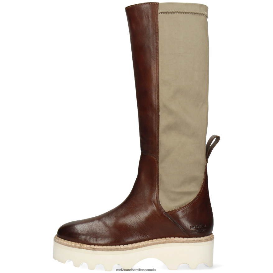 Women Melvin & Hamilton Brown Sybill 14 Boots P4V68P1201