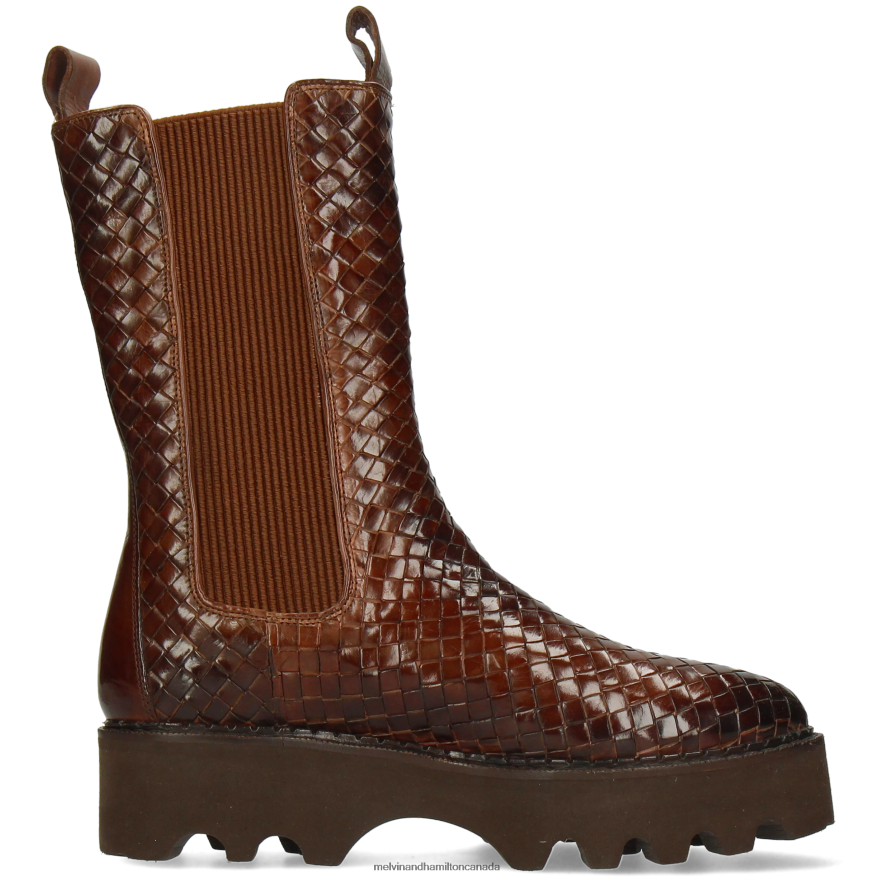 Women Melvin & Hamilton Brown Sybill 5 Boots P4V68P1215