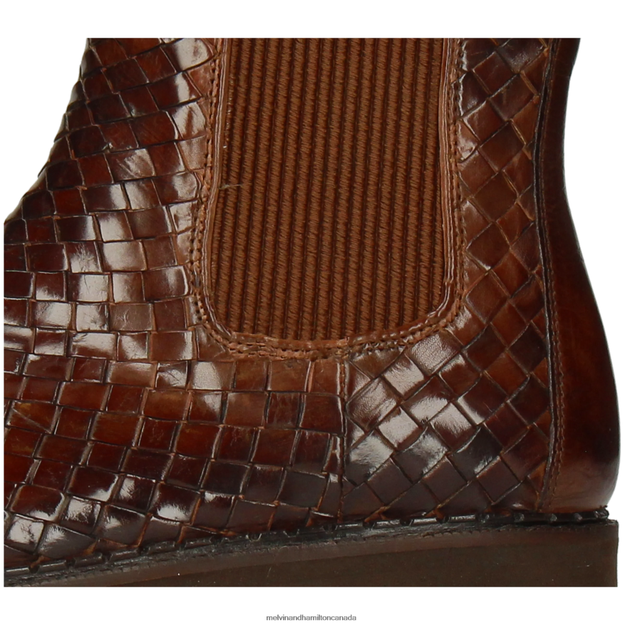 Women Melvin & Hamilton Brown Sybill 5 Boots P4V68P1215