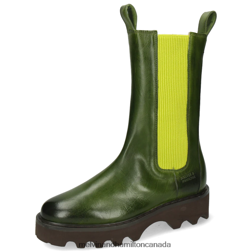 Women Melvin & Hamilton Green Megan 14 Boots P4V68P1257