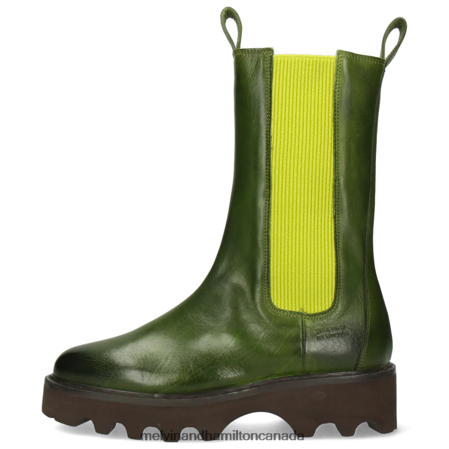 Women Melvin & Hamilton Green Megan 14 Boots P4V68P1257