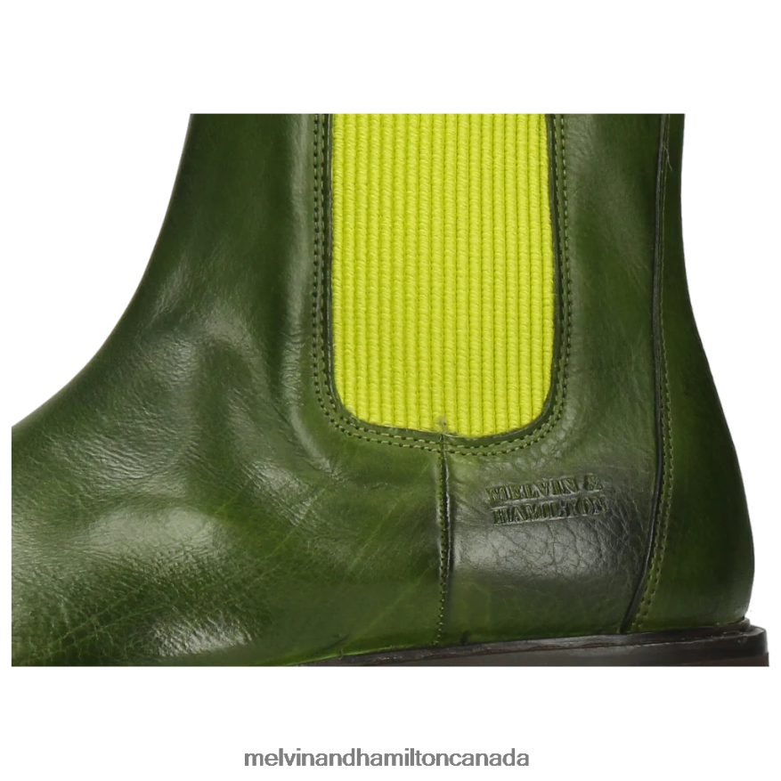 Women Melvin & Hamilton Green Megan 14 Boots P4V68P1257