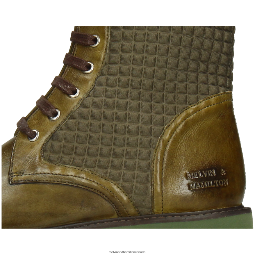 Women Melvin & Hamilton Green Selina 62 Boots P4V68P1205