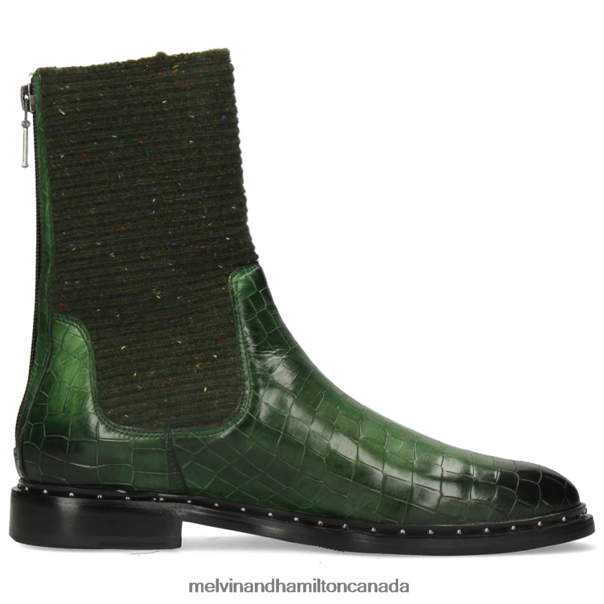 Women Melvin & Hamilton Green Susan 69 Boots P4V68P1233