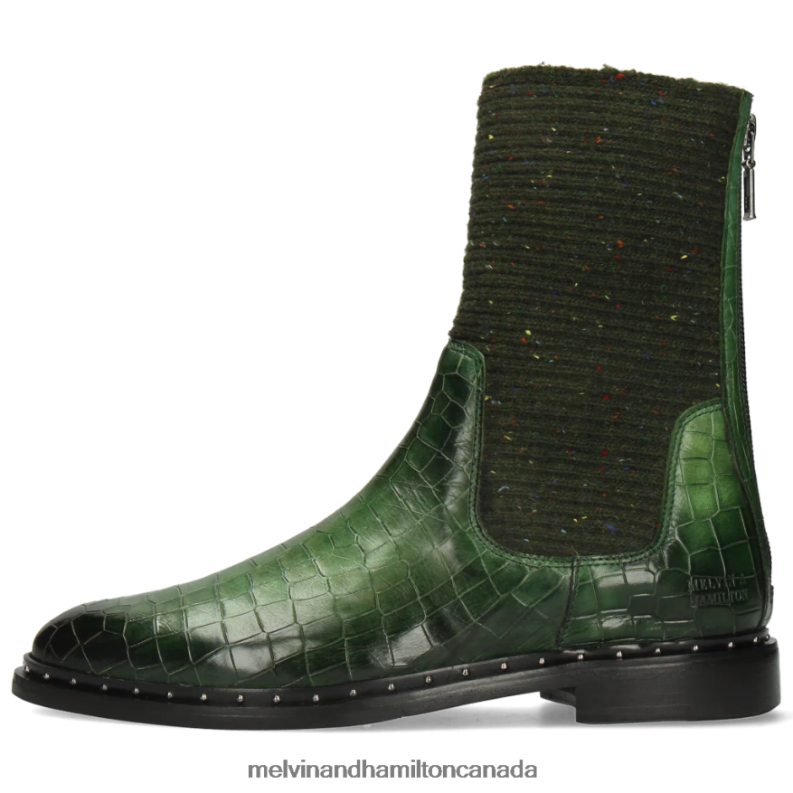 Women Melvin & Hamilton Green Susan 69 Boots P4V68P1233
