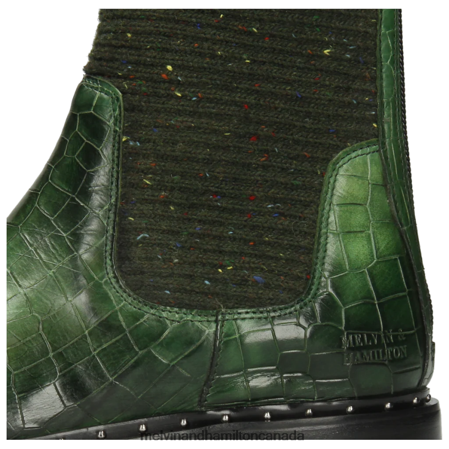 Women Melvin & Hamilton Green Susan 69 Boots P4V68P1233