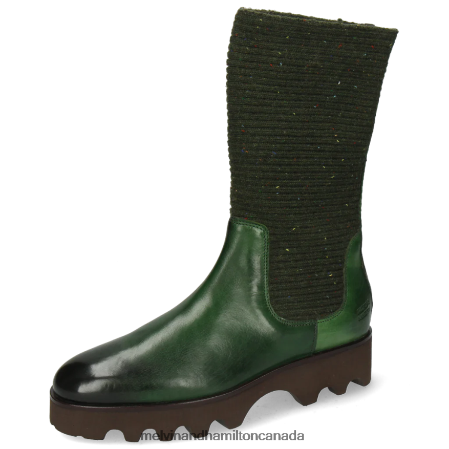 Women Melvin & Hamilton Green Susan 96 Boots P4V68P1243
