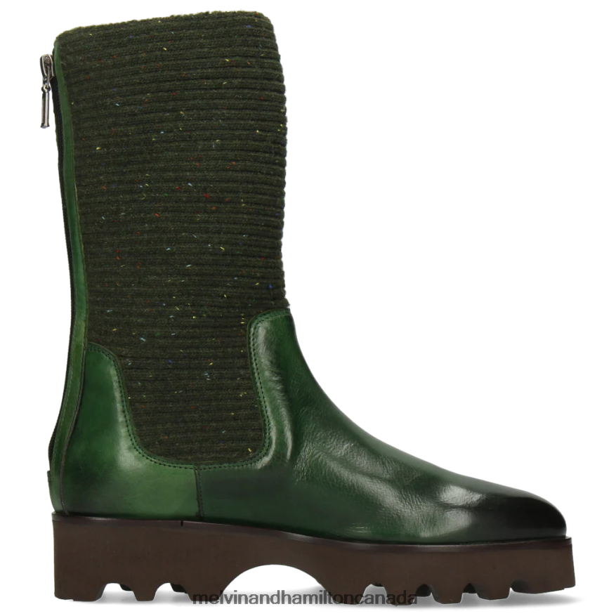 Women Melvin & Hamilton Green Susan 96 Boots P4V68P1243