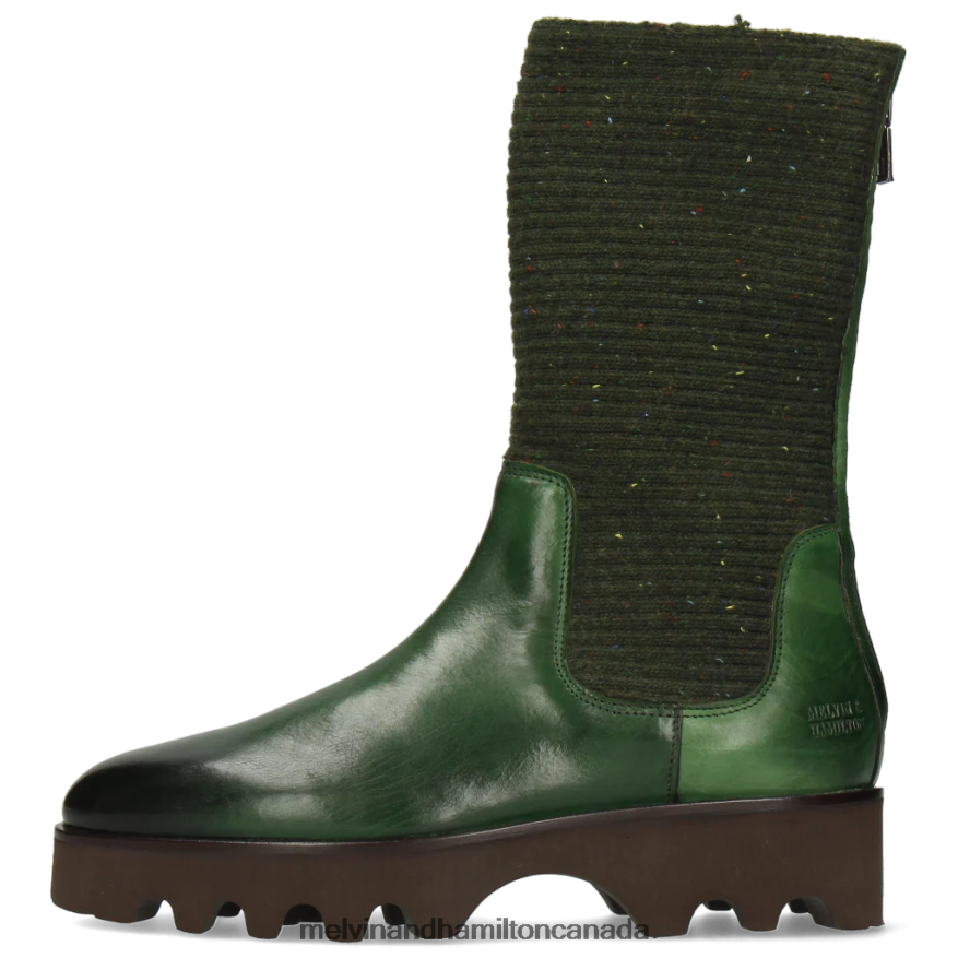 Women Melvin & Hamilton Green Susan 96 Boots P4V68P1243