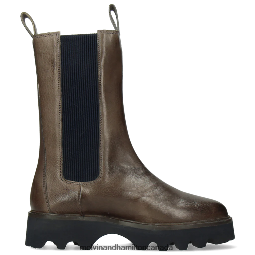 Women Melvin & Hamilton Grey Megan 14 Boots P4V68P1230