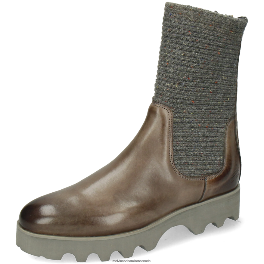 Women Melvin & Hamilton Grey Susan 69 Boots P4V68P1231