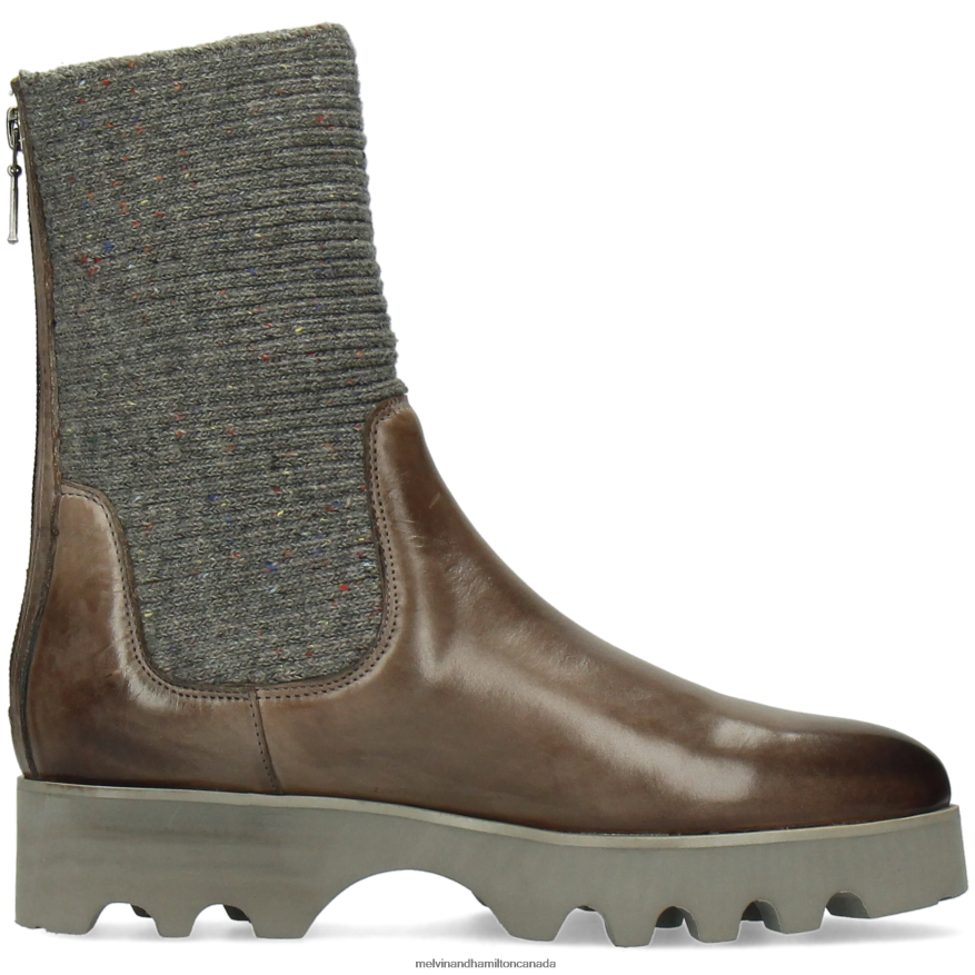 Women Melvin & Hamilton Grey Susan 69 Boots P4V68P1231