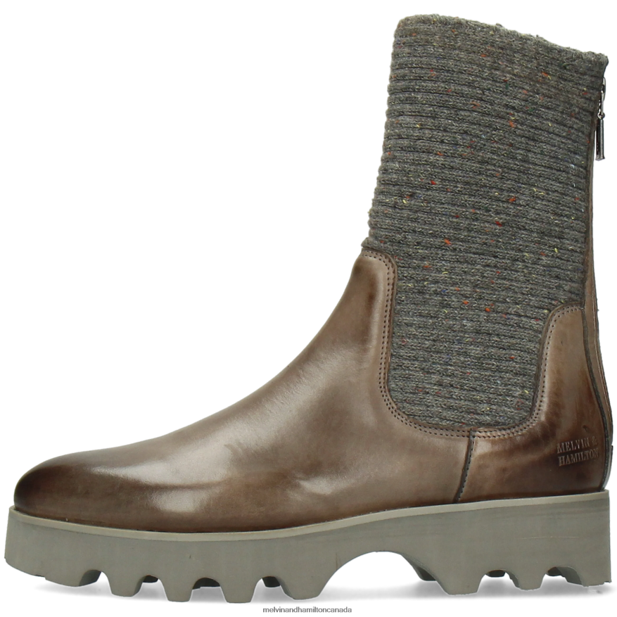 Women Melvin & Hamilton Grey Susan 69 Boots P4V68P1231