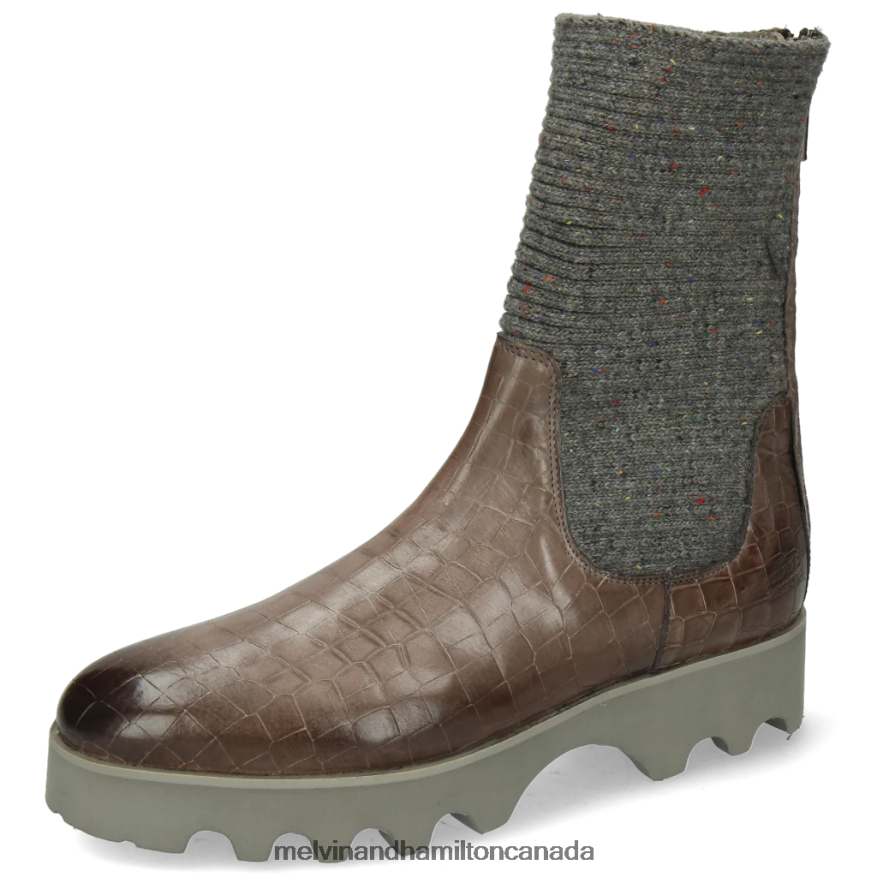 Women Melvin & Hamilton Grey Susan 69 Boots P4V68P1241