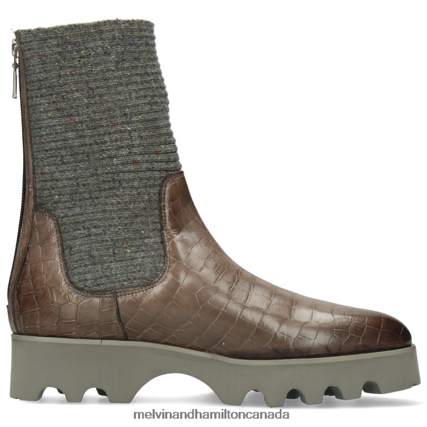 Women Melvin & Hamilton Grey Susan 69 Boots P4V68P1241