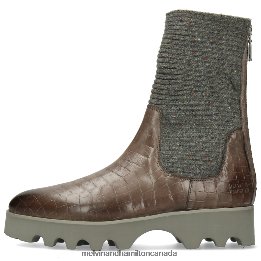 Women Melvin & Hamilton Grey Susan 69 Boots P4V68P1241