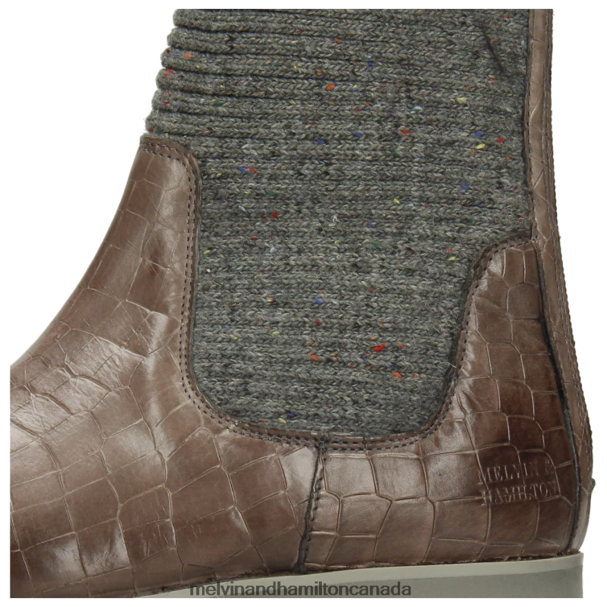 Women Melvin & Hamilton Grey Susan 69 Boots P4V68P1241