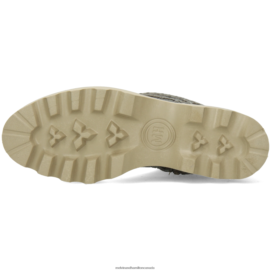 Women Melvin & Hamilton Khaki Leonie 21 Boots P4V68P1206