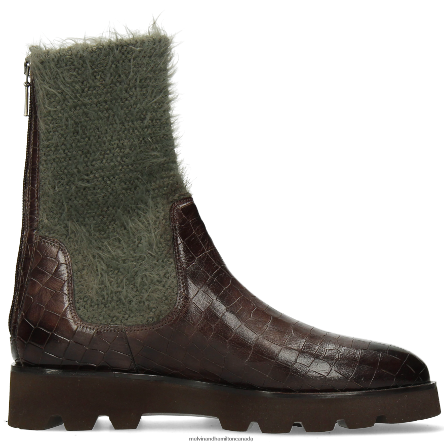 Women Melvin & Hamilton Khaki Susan 69 Boots P4V68P1235