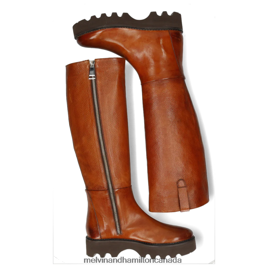 Women Melvin & Hamilton Light Brown Sybill 20 Boots P4V68P1155