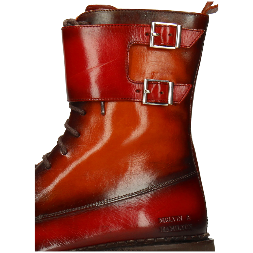 Women Melvin & Hamilton Orange Jade 37 Boots P4V68P1197