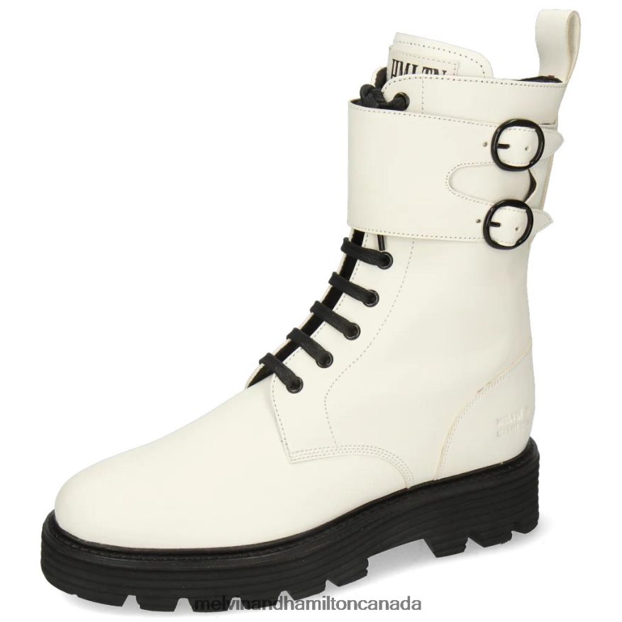 Women Melvin & Hamilton White Leonie 20 Boots P4V68P1256