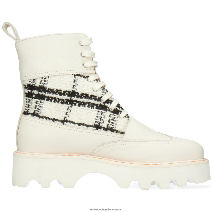 Women Melvin & Hamilton White Megan 38 Boots P4V68P1214